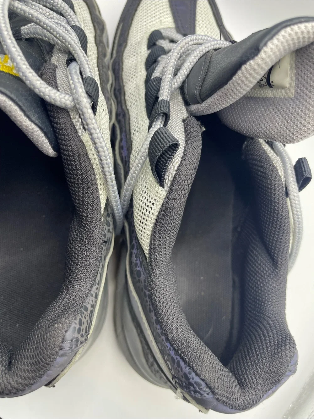 Nike Air Max 95 Kids Gray, Black & Yellow Athletic Sneakers